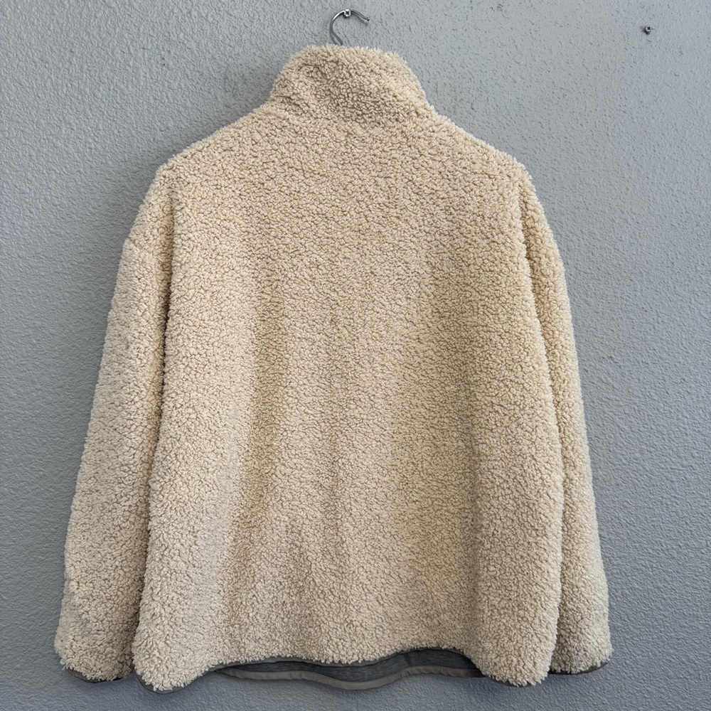 Carbon2Cobalt Snowfall Faux‎ Shearling Pullover Size Small Mid-Heavy Weight - Picture 3 of 6
